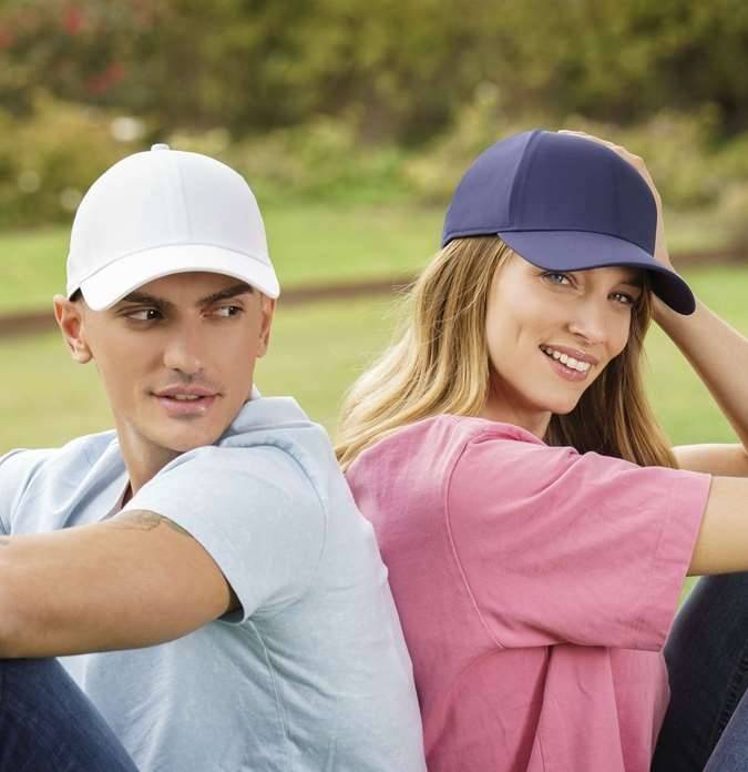 Komfortowa czapka z daszkiem z dodatkiem elastanu