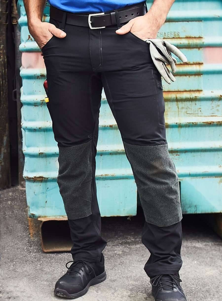 Komfortowe spodnie robocze ze wzmocnionymi kolanami