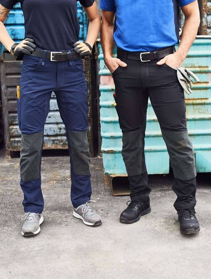 Komfortowe spodnie robocze ze wzmocnionymi kolanami