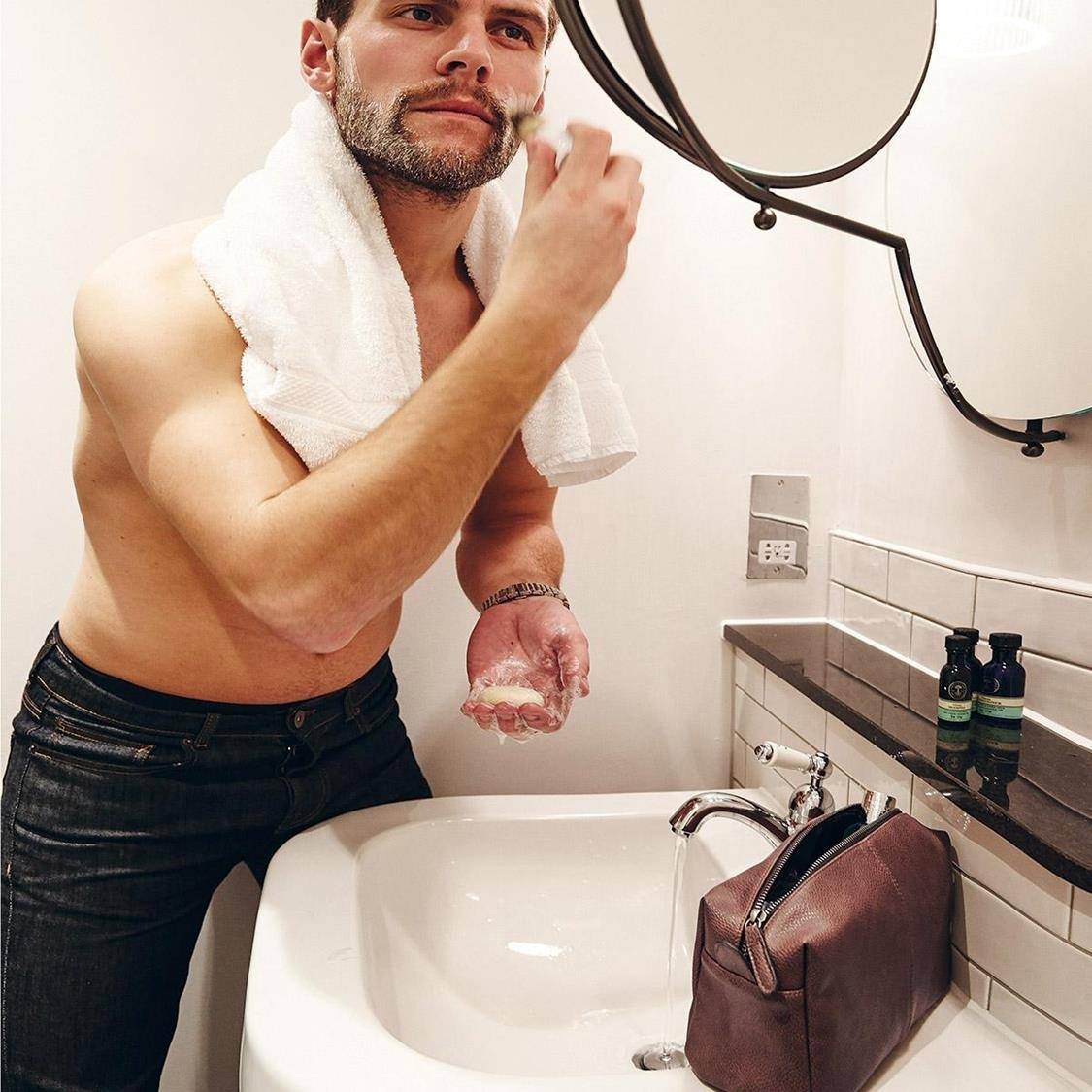 Kosmetyczka podróżna z imitacją skóry NuHide Quadra