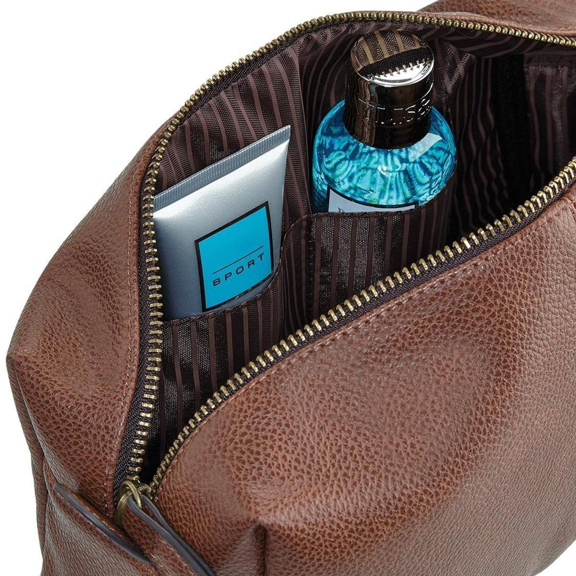 Kosmetyczka podróżna z imitacją skóry NuHide Quadra