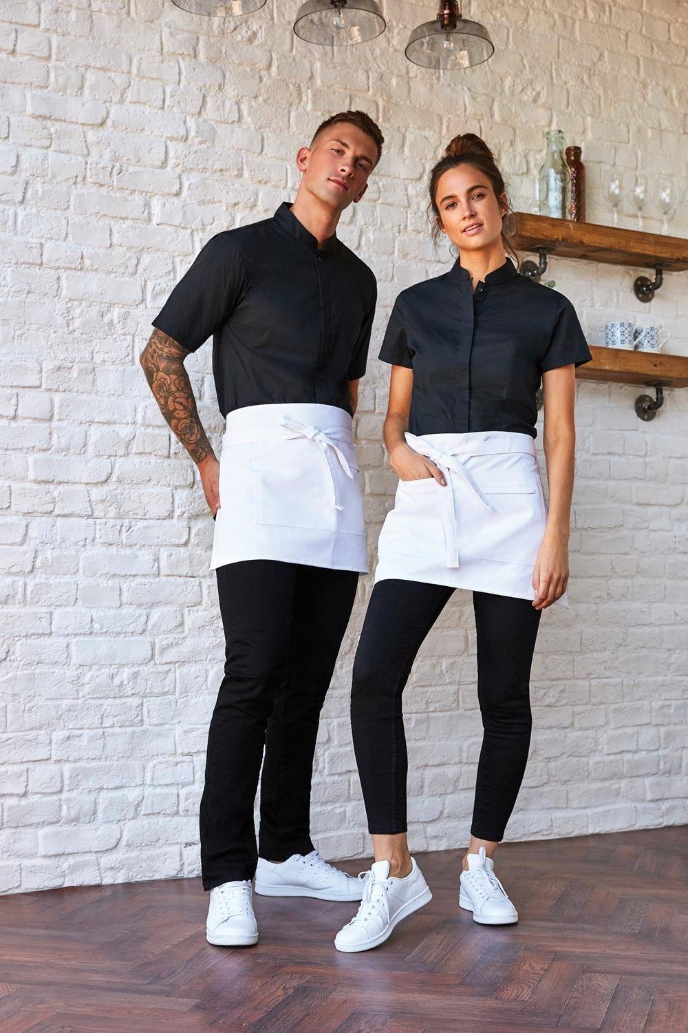 Koszula damska z kołnierzem typu Mandarin