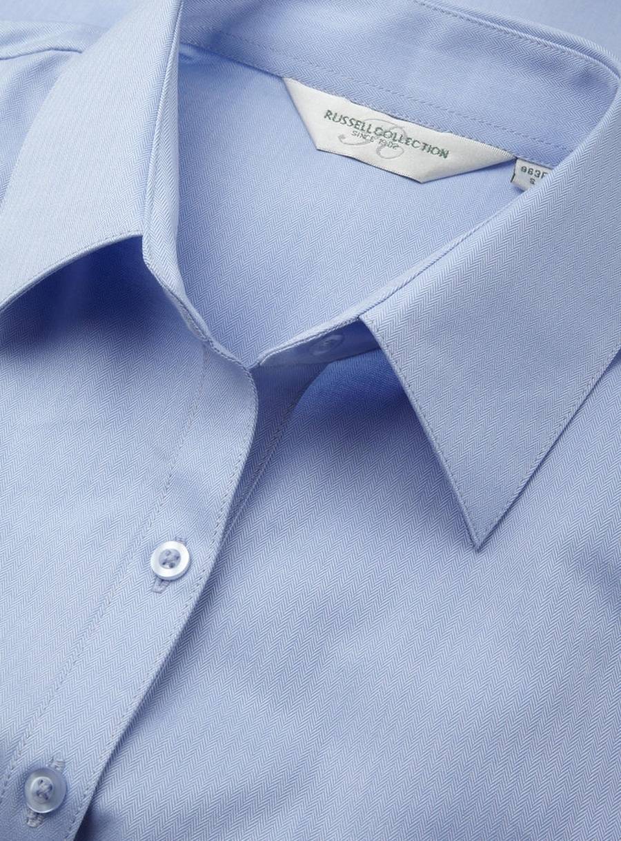 Koszula damska z krótkim rękawem Herringbone