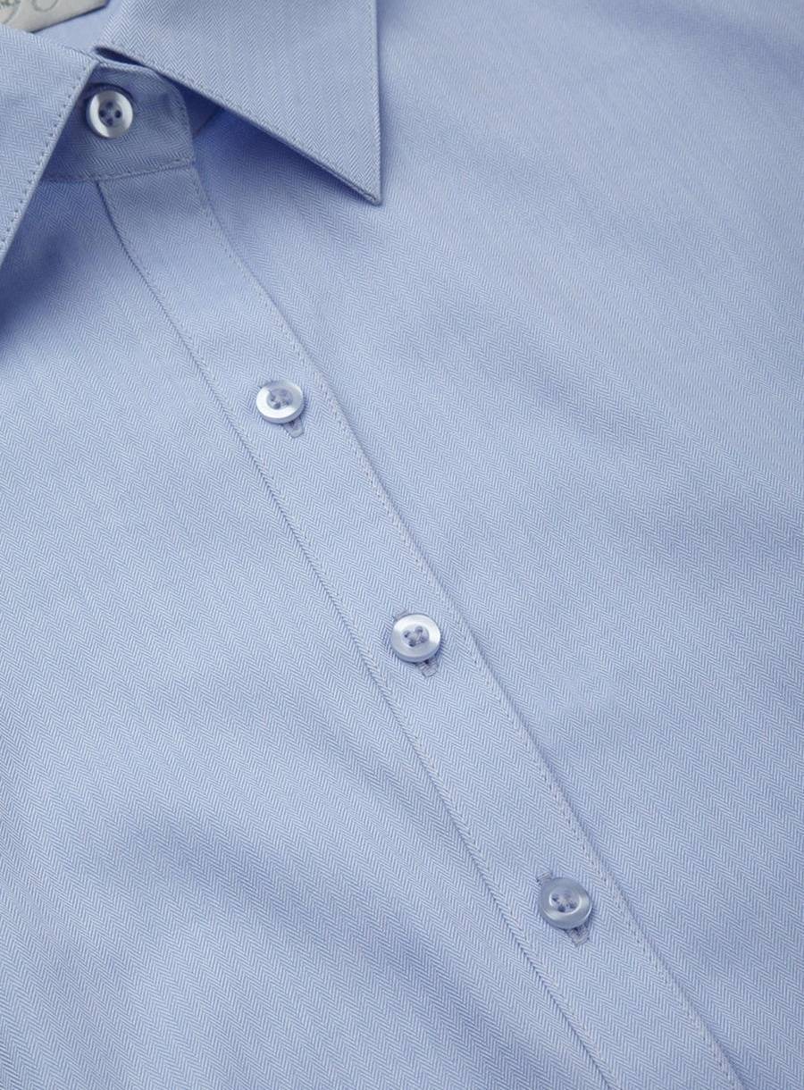 Koszula damska z krótkim rękawem Herringbone