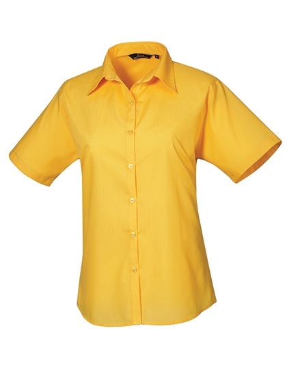 Koszula damska z krótkim rękawem Poplin