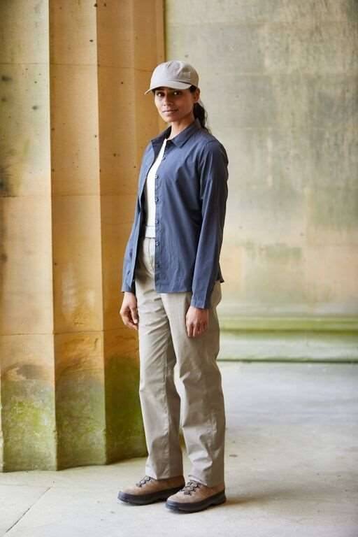 Koszula damska z powłoką ochroną UV, materiał z recyklingu