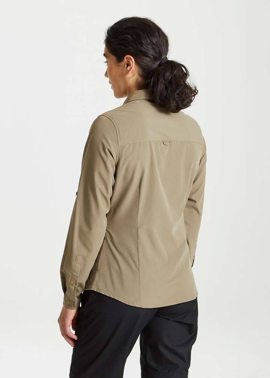 Koszula damska z powłoką ochroną UV, materiał z recyklingu
