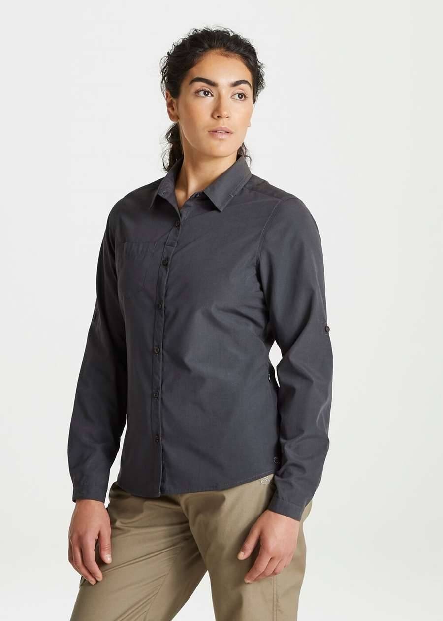 Koszula damska z powłoką ochroną UV, materiał z recyklingu