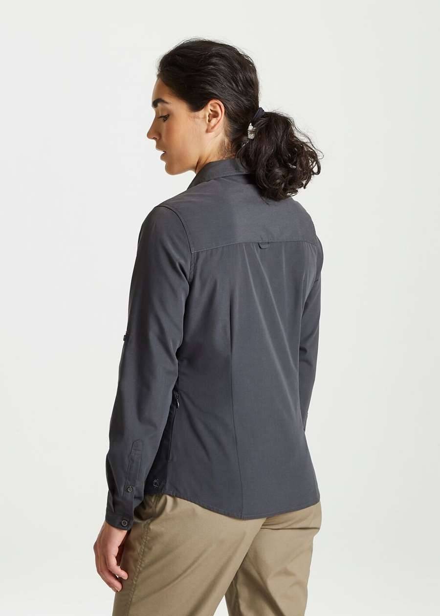 Koszula damska z powłoką ochroną UV, materiał z recyklingu