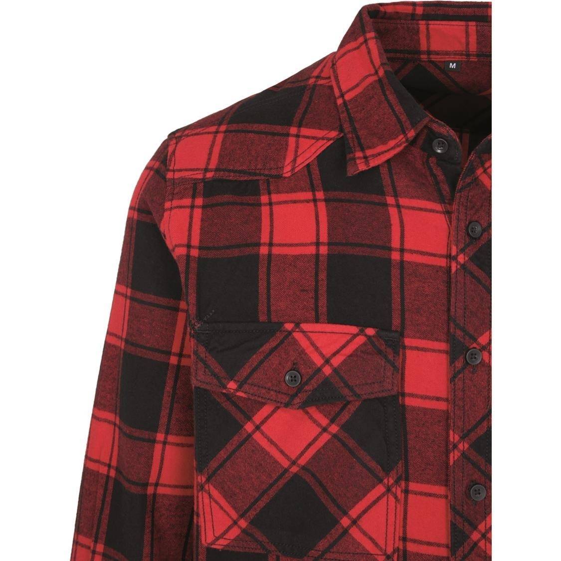 Koszula flanelowa męska z kieszeniami na piersi