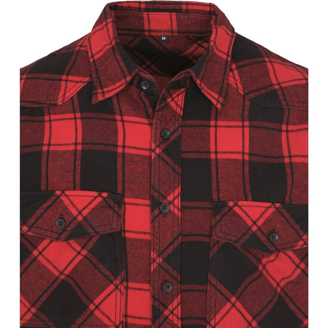 Koszula flanelowa męska z kieszeniami na piersi