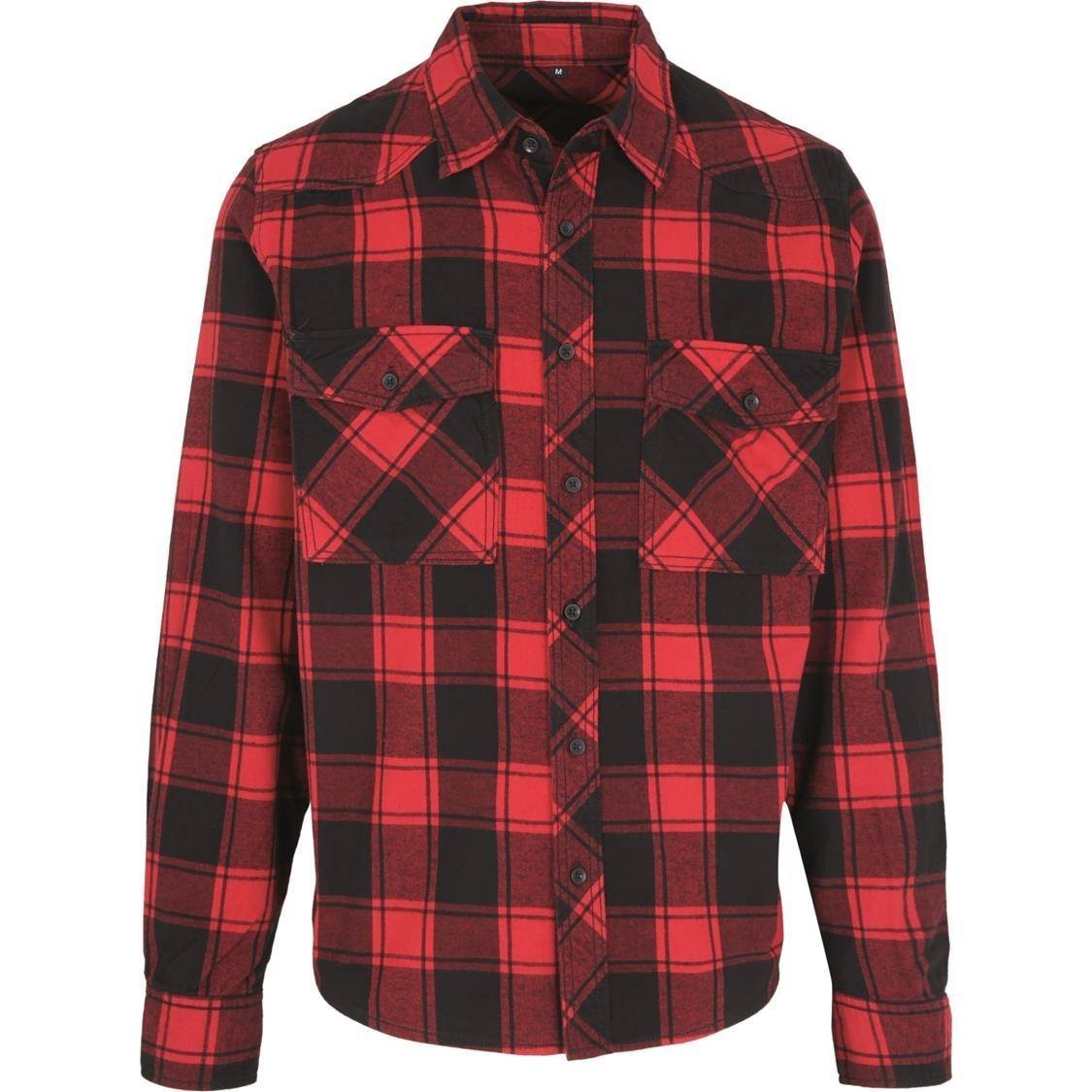 Koszula flanelowa męska z kieszeniami na piersi