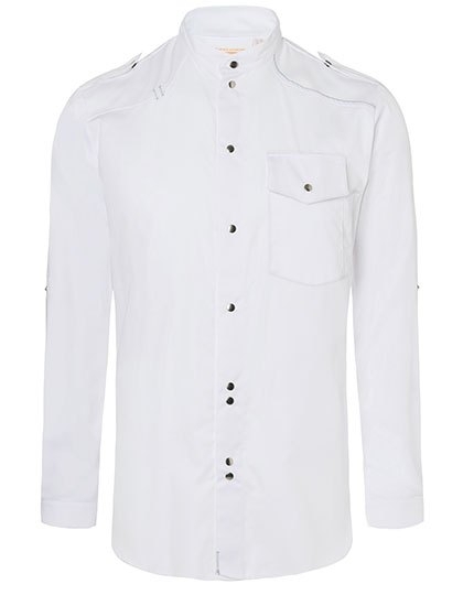 Koszula kucharska z podwijanymi rękawami