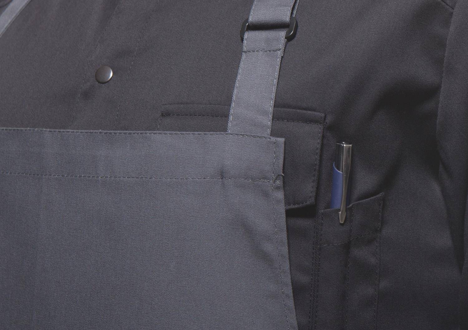 Koszula kucharska z podwijanymi rękawami