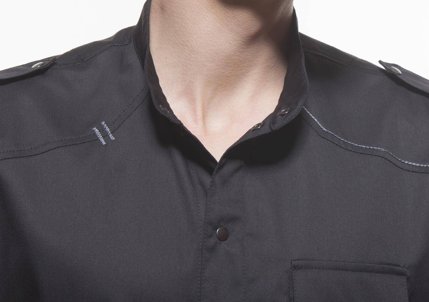 Koszula kucharska z podwijanymi rękawami