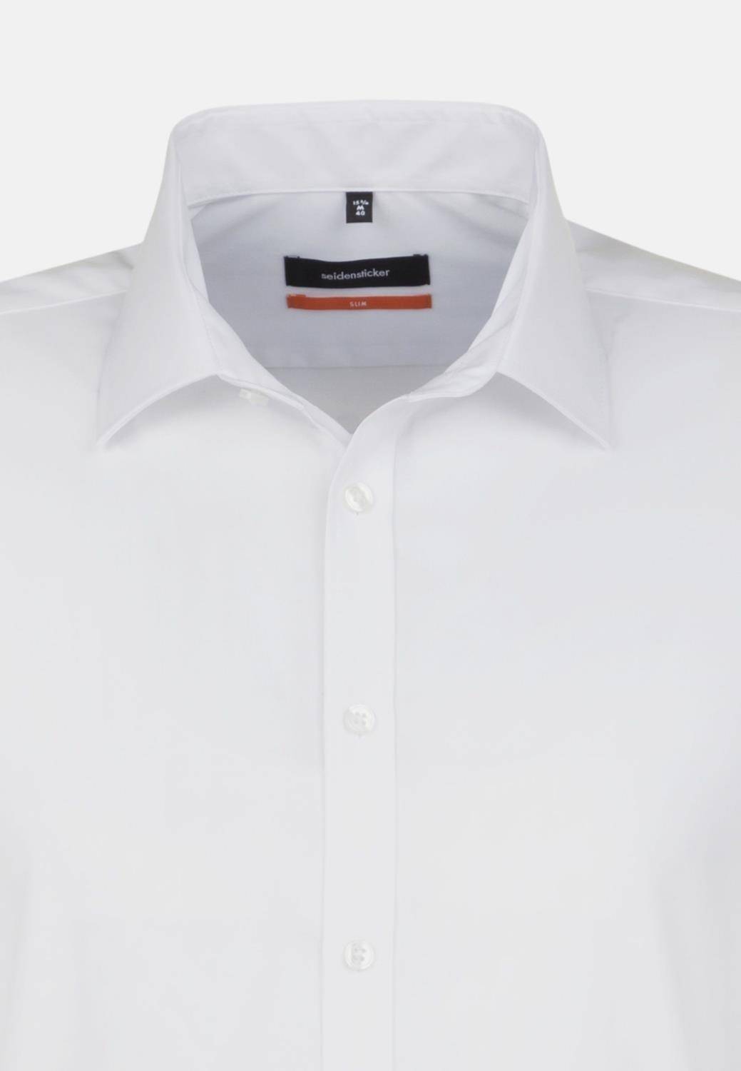 Koszula męska Seidensticker o fasonie slim fit z krótkimi rękawkami