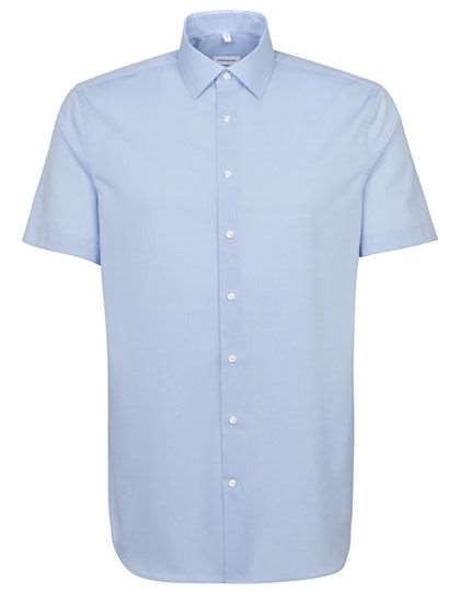 Koszula męska Seidensticker o fasonie slim fit z krótkimi rękawkami