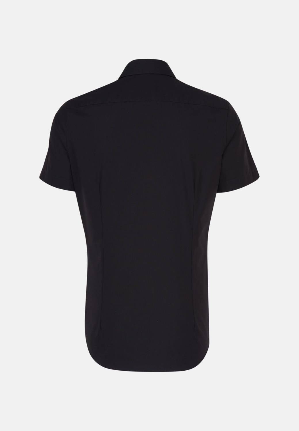 Koszula męska Seidensticker o fasonie slim fit z krótkimi rękawkami