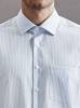 Koszula męska Seidensticker o klasycznym fasonie z kieszenią - wzór drobnej kratki lub pasków