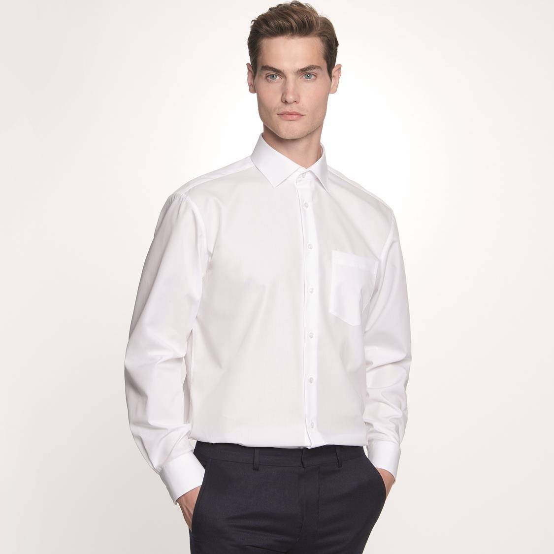 Koszula męska Seidensticker z kieszonką i uniwersalnymi mankietami