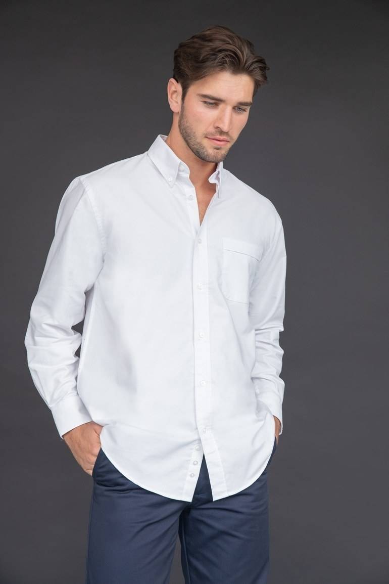 Koszula męska z długim rękawem Oxford Shirt