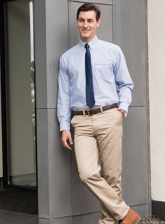 Koszula męska z długim rękawem Oxford Shirt