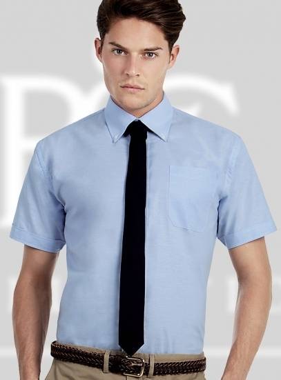 Koszula męska z krótkim rękawem  model Oxford