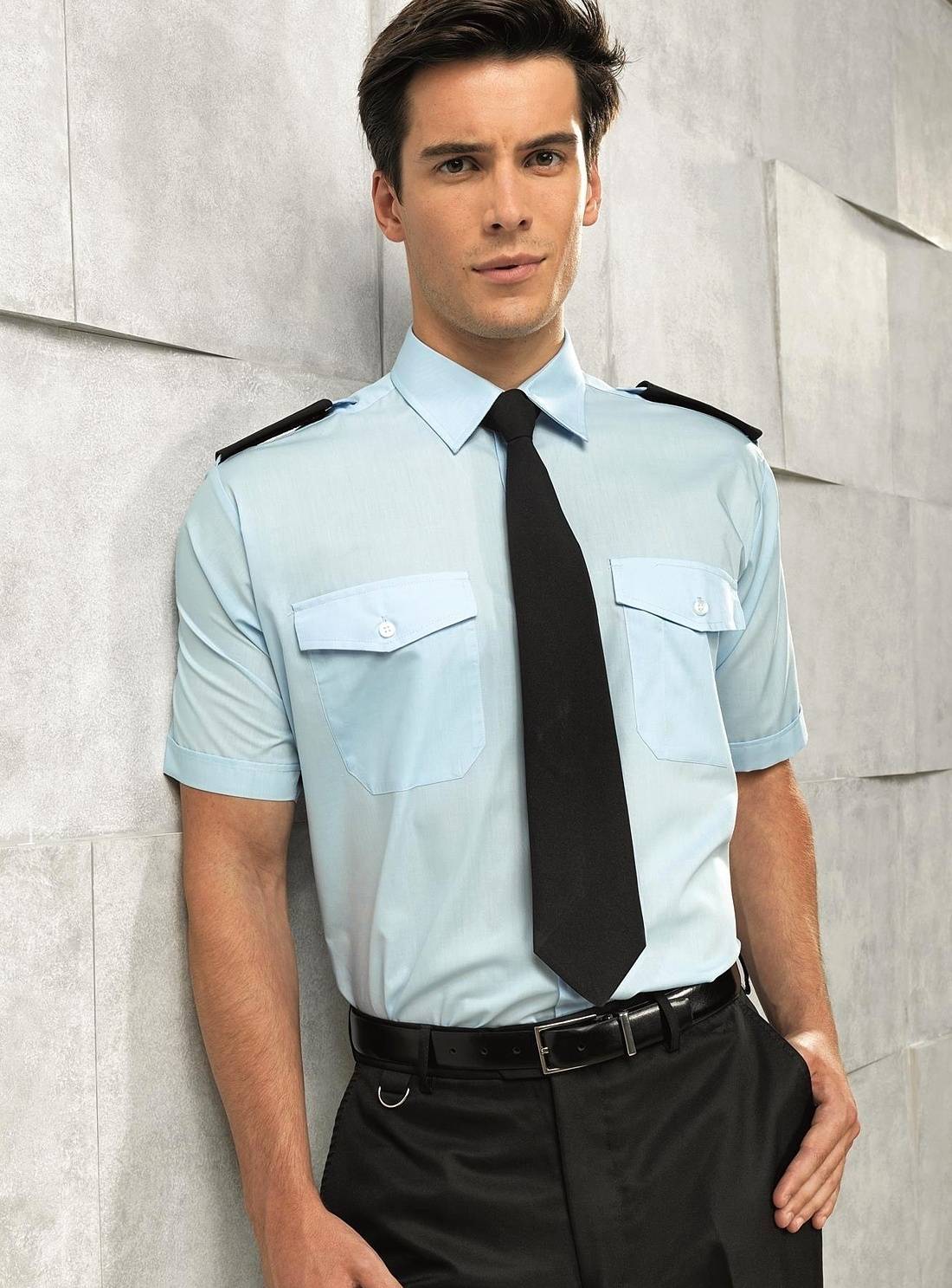 Koszula męska z krótkim rękawem model Pilot