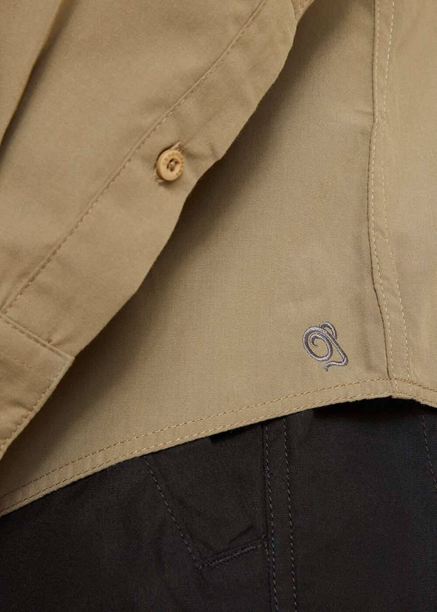 Koszula męska z powłoką ochroną UV, materiał z recyklingu