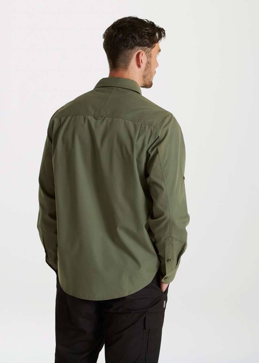 Koszula męska z powłoką ochroną UV, materiał z recyklingu