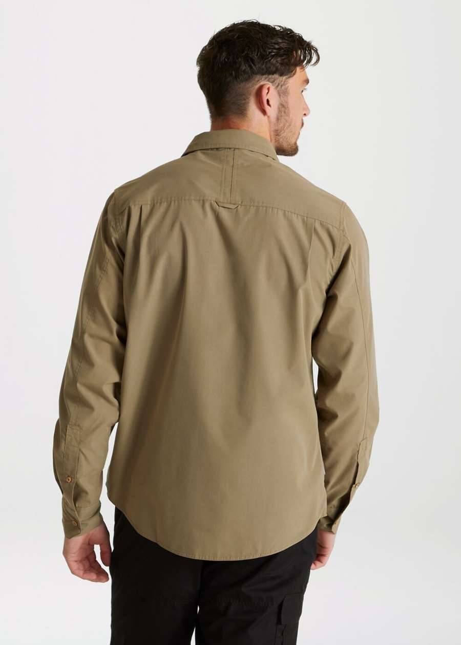 Koszula męska z powłoką ochroną UV, materiał z recyklingu