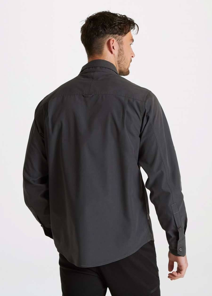 Koszula męska z powłoką ochroną UV, materiał z recyklingu