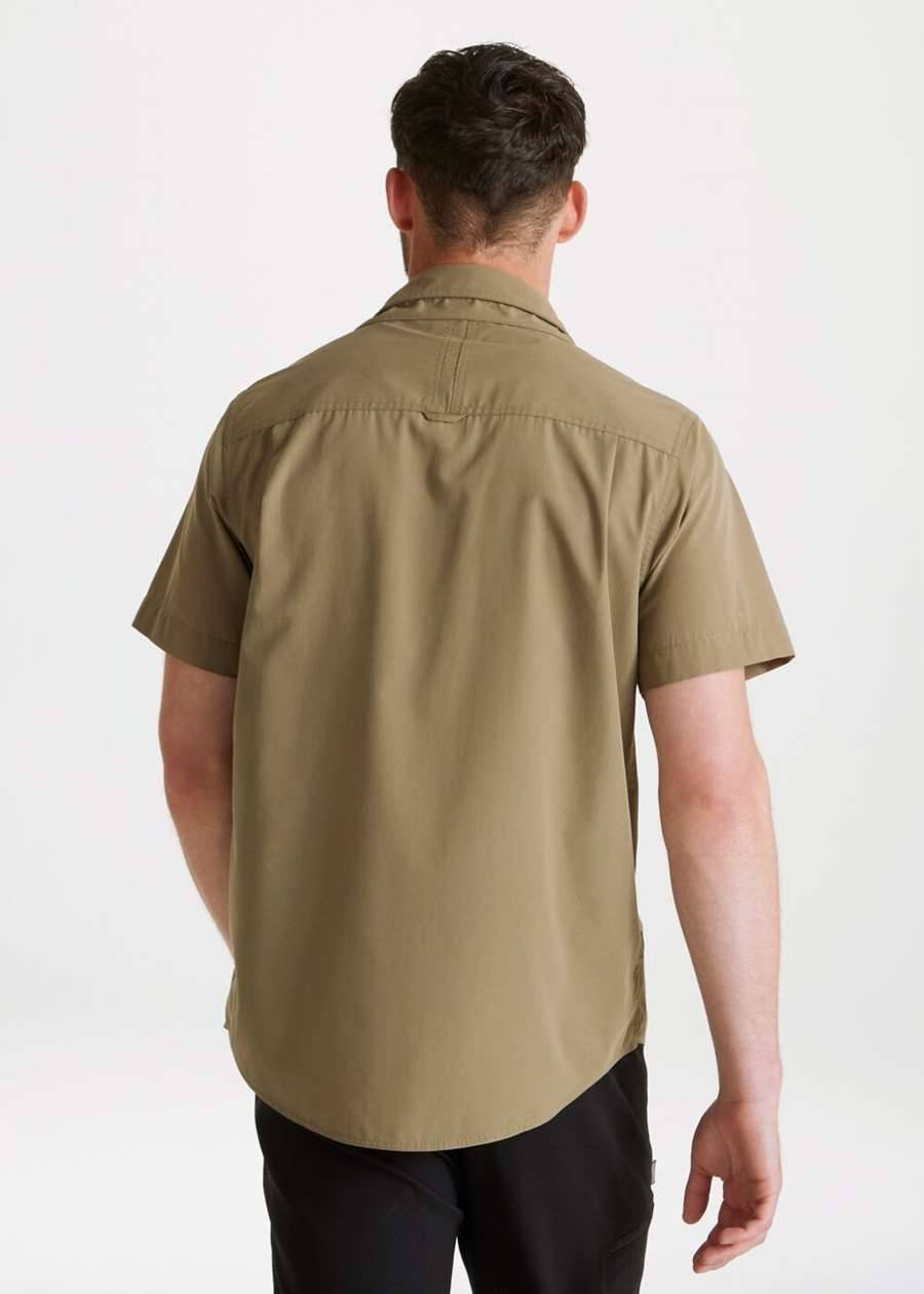 Koszula męska z ukrytą boczną kieszenią na zamek