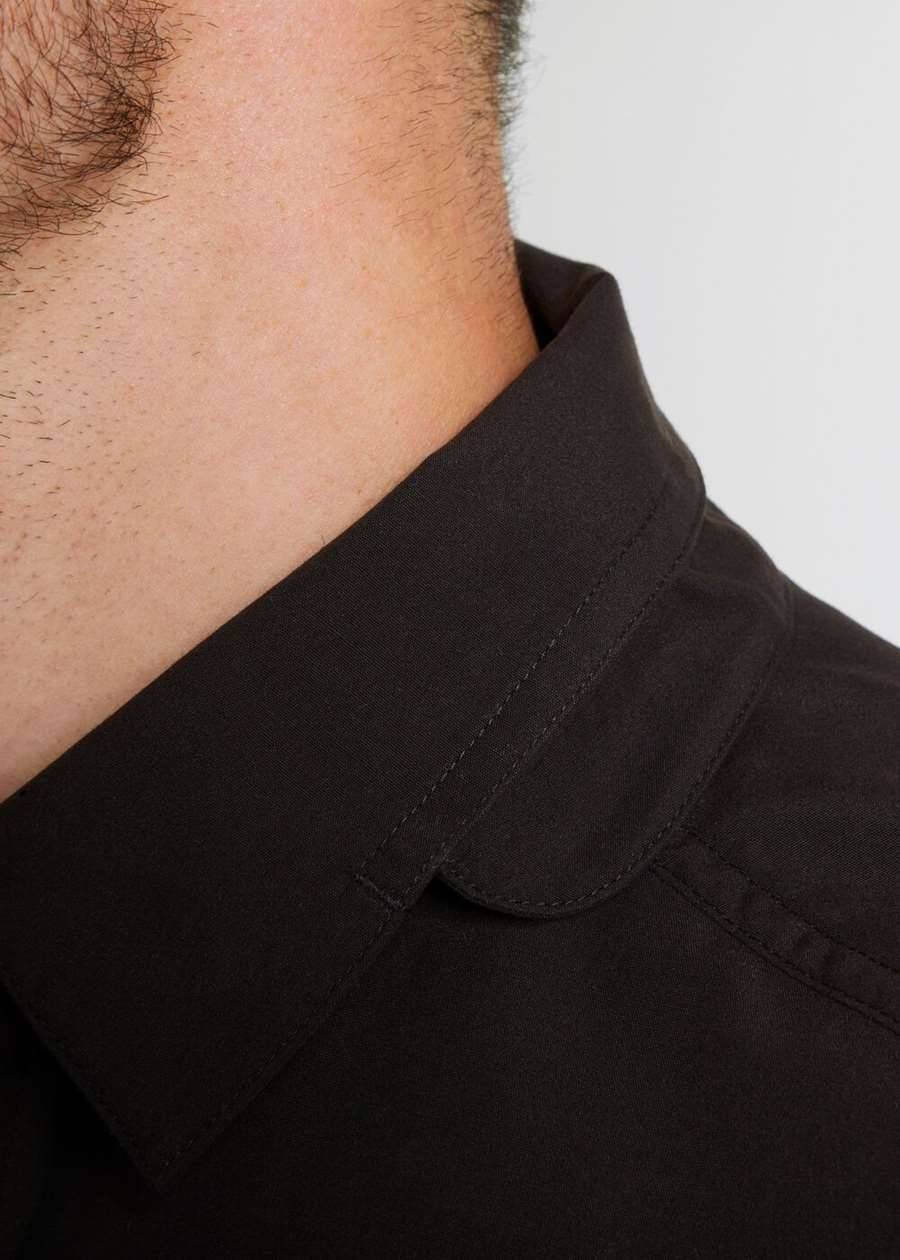 Koszula męska z ukrytą boczną kieszenią na zamek