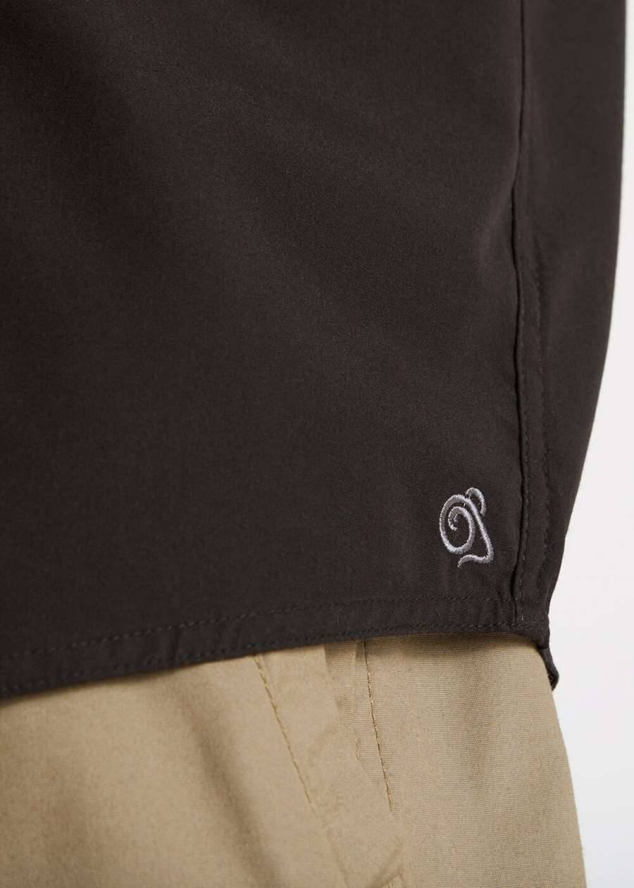 Koszula męska z ukrytą boczną kieszenią na zamek