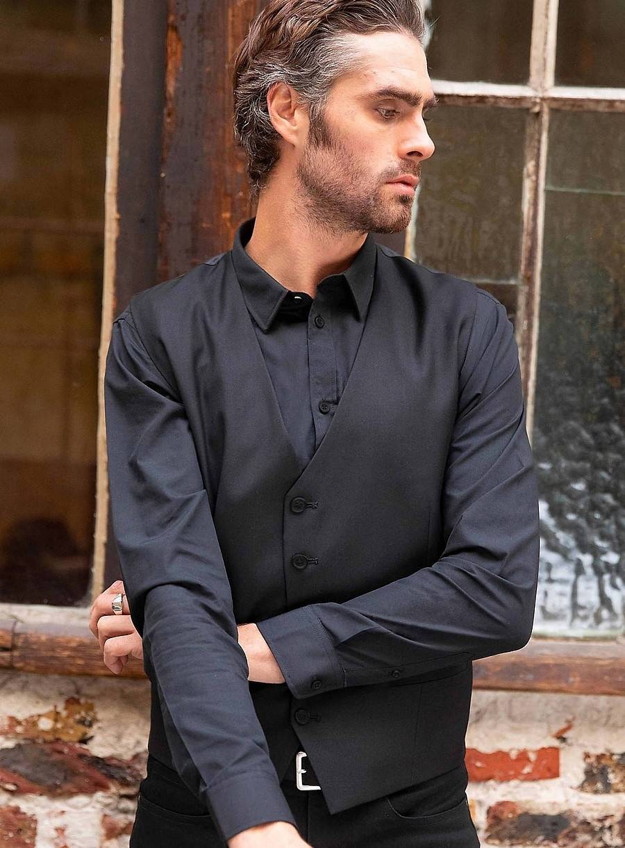 Koszula męska z włoskim kołnierzem Blaise