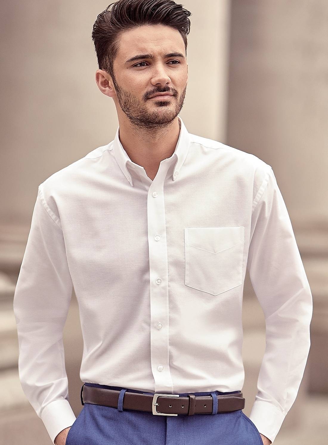 Koszula Oxford z długim rękawem