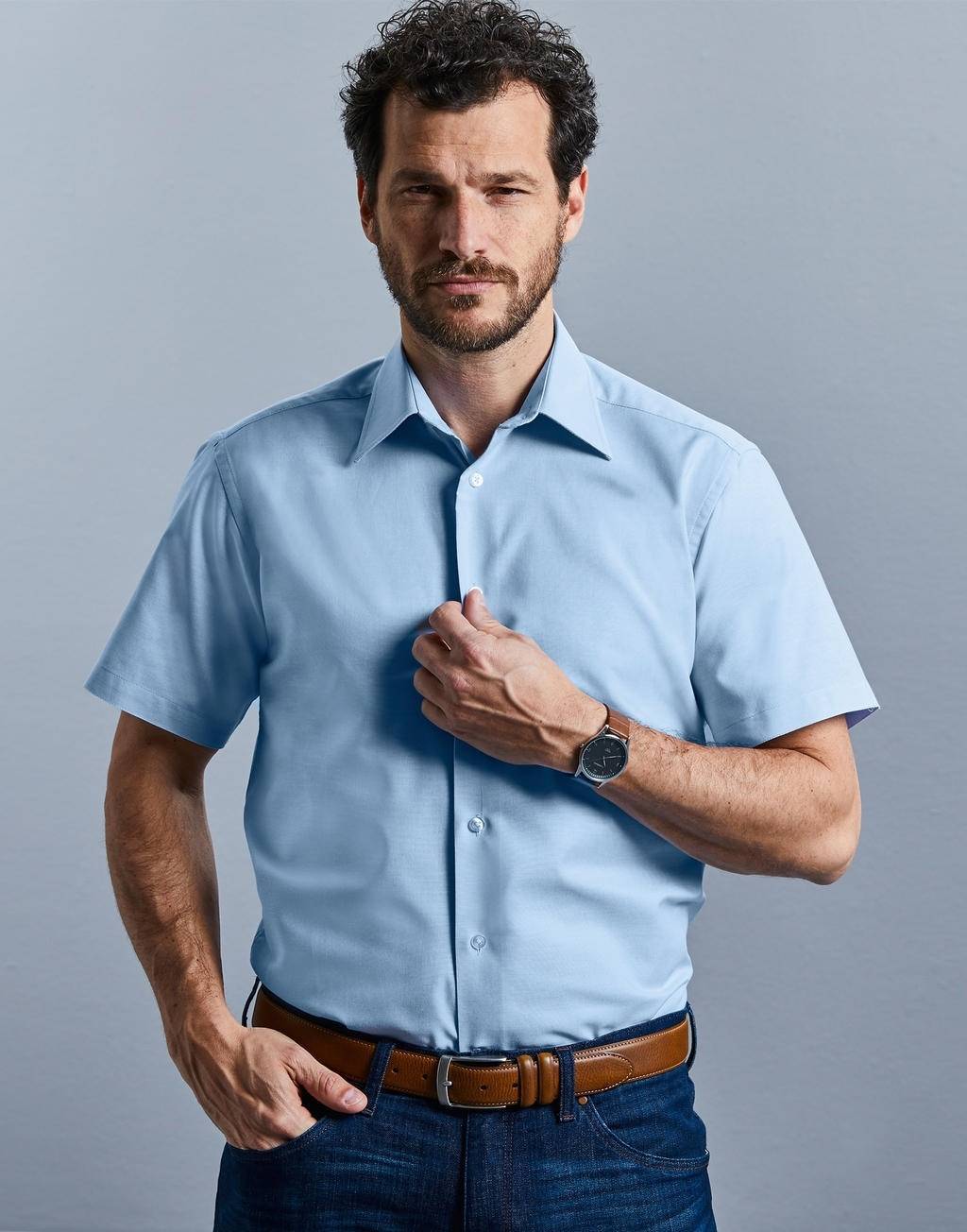 Koszula Oxford z krótkim rękawem