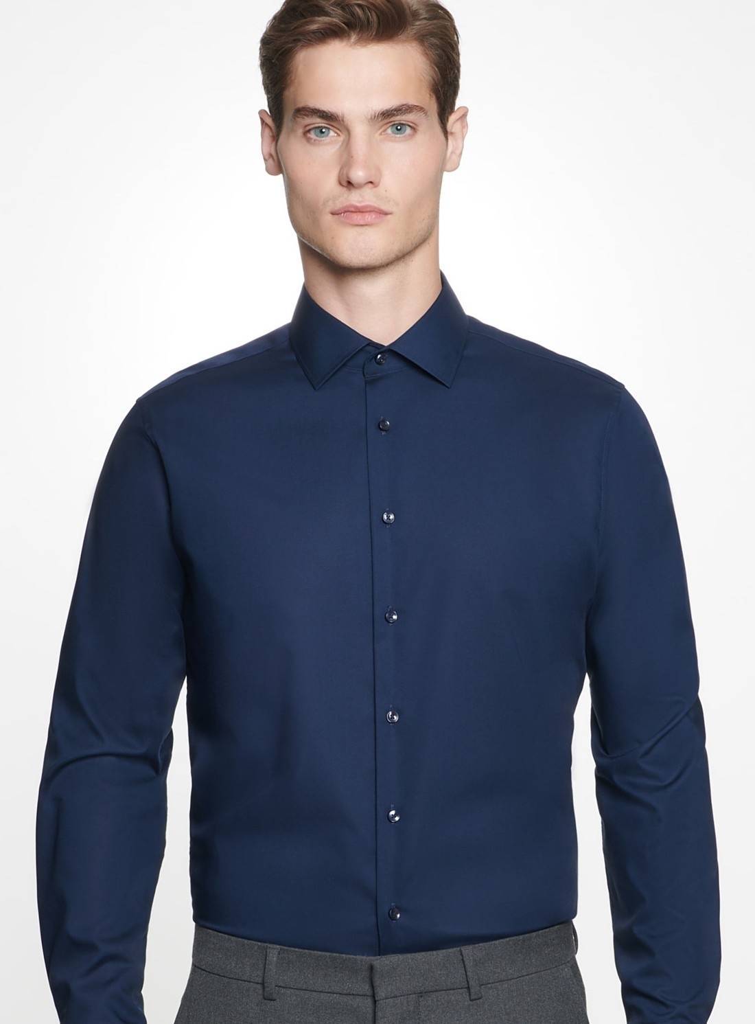 Koszula z długimi rękawami Seidensticker z zaszewkami na plecach