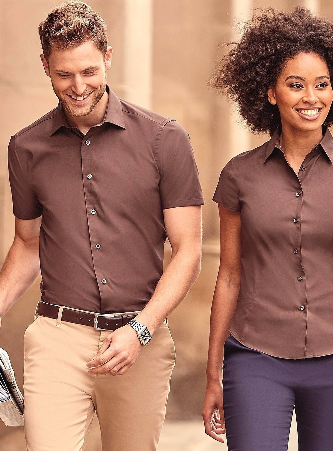 Koszula z krótkim rękawem model męski