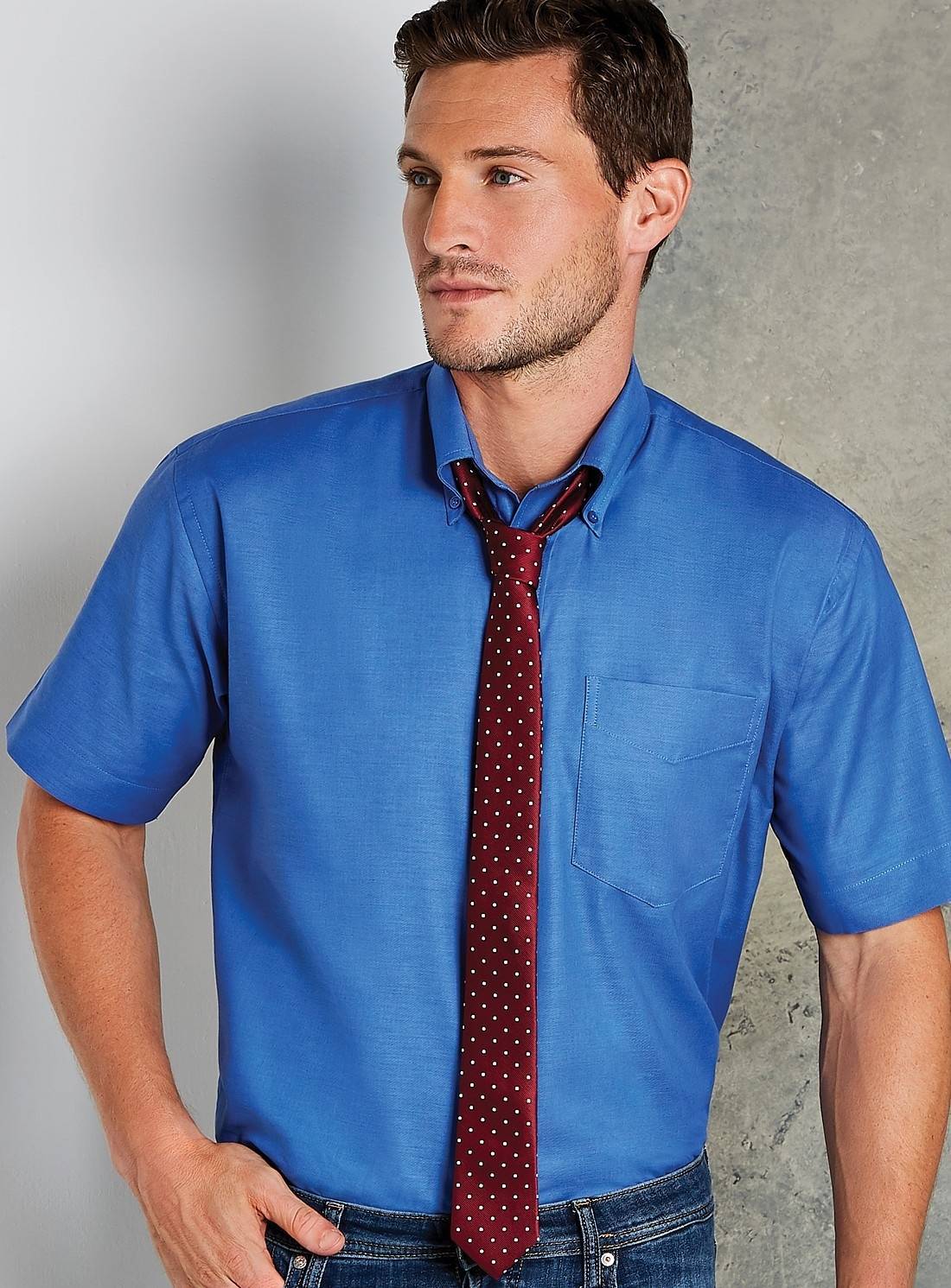 Koszula z krótkim rękawem Workwear Oxford