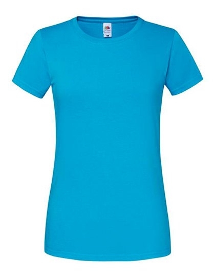 Koszulka damska Fruit of the loom taliowana z okrągłym dekoltem