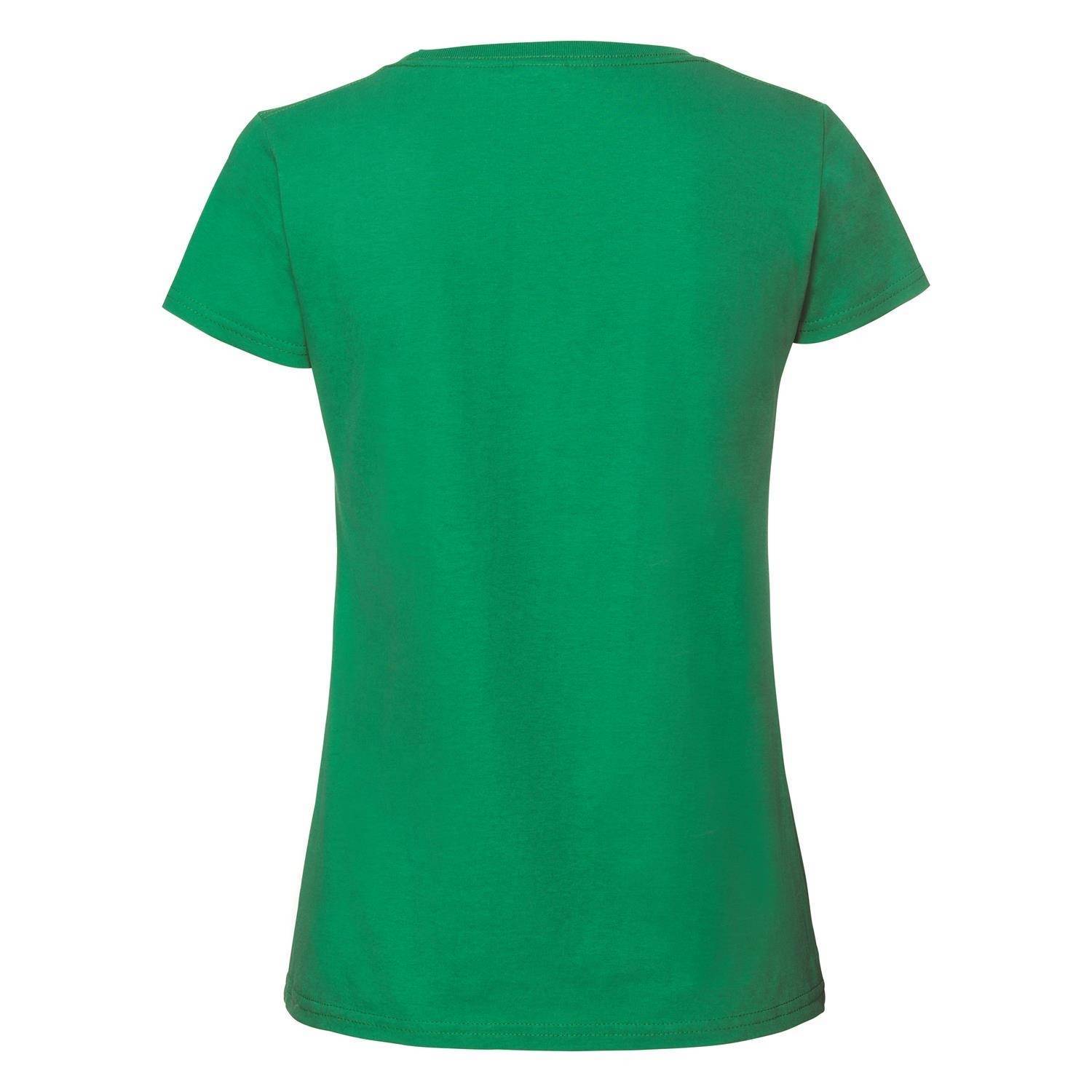 Koszulka damska Fruit of the loom taliowana z okrągłym dekoltem