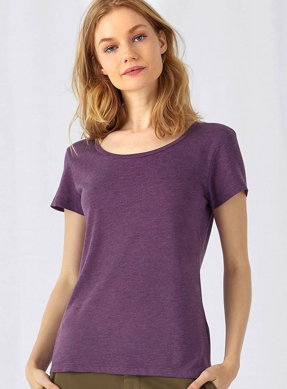 Koszulka damska melanżowa B&C