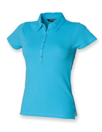 Koszulka damska polo z krótkim rękawem