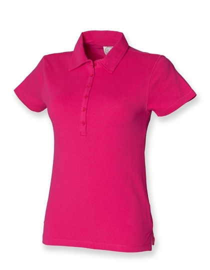 Koszulka damska polo z krótkim rękawem
