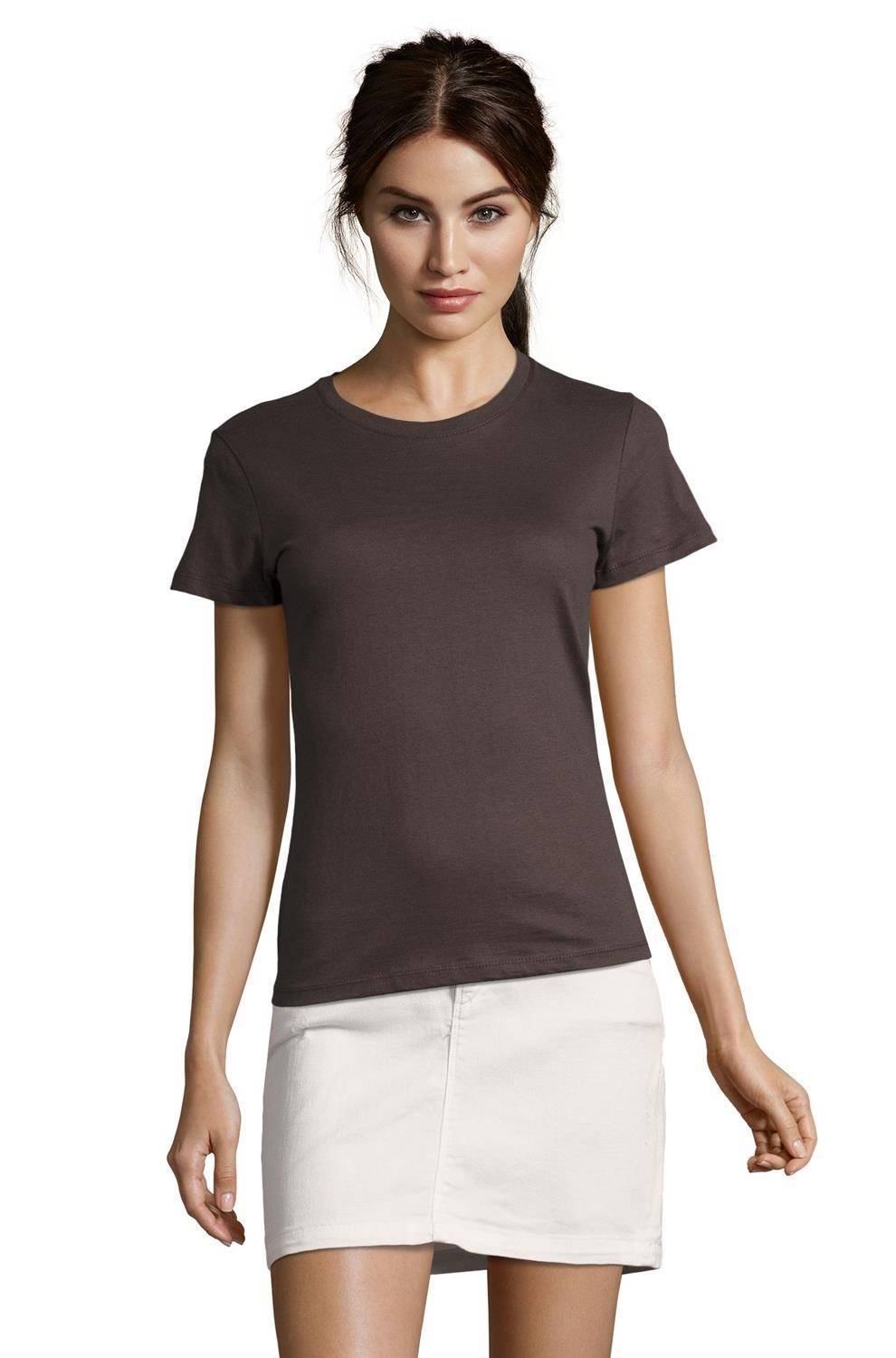 Koszulka damska Sol's z okrągłym dekoltem