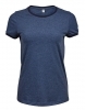 Koszulka damska Tee Jays o dopasowanym fasonie z kontrastowymi lamówkami