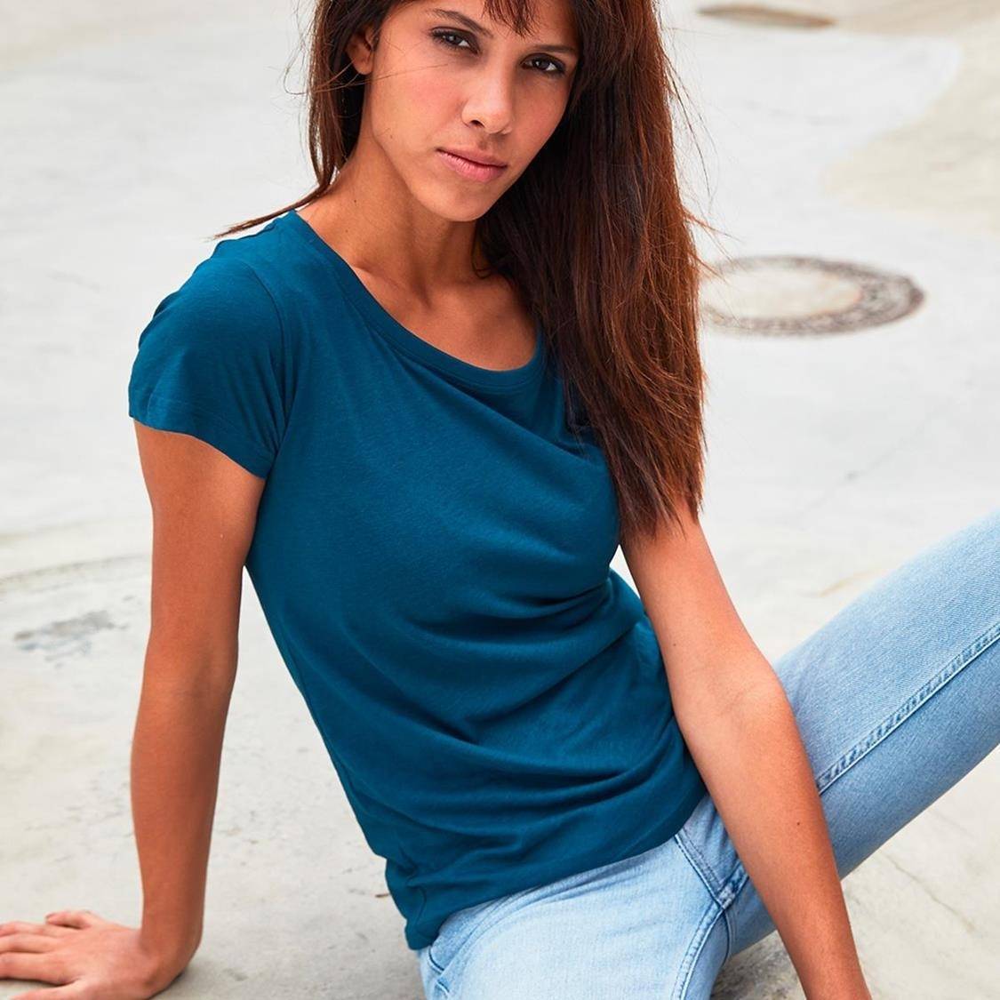 Koszulka damska z bawełny organicznej James+Nicholson