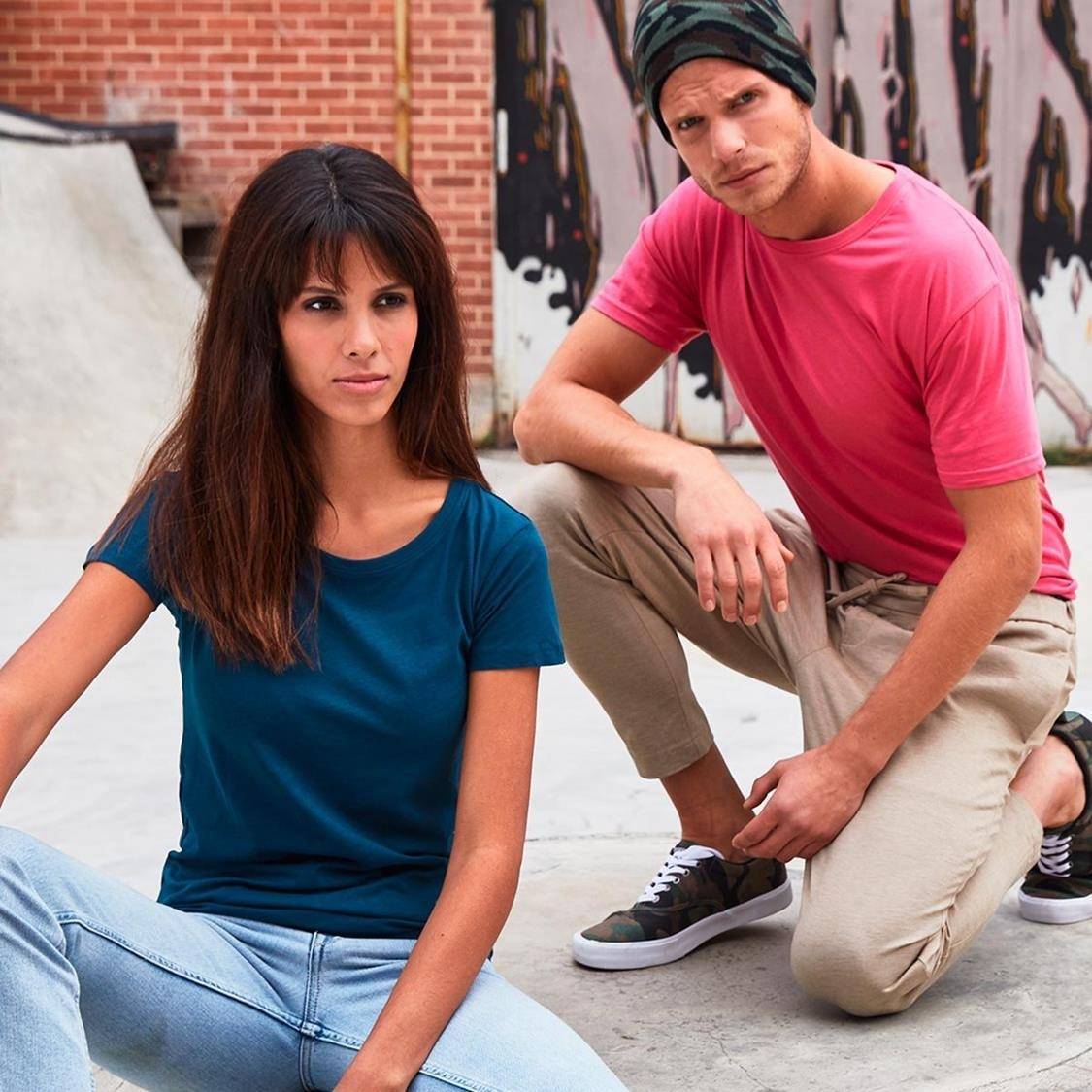 Koszulka damska z bawełny organicznej James+Nicholson